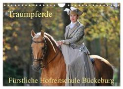 Traumpferde - Fürstliche Hofreitschule Bückeburg (Wandkalender 2024 DIN A4 quer), CALVENDO Monatskalender