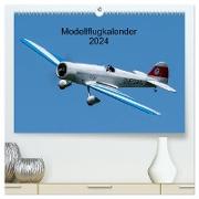 Modellflugkalender 2024 (hochwertiger Premium Wandkalender 2024 DIN A2 quer), Kunstdruck in Hochglanz