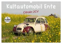 Kultautomobil Ente Citroën 2CV (Wandkalender 2024 DIN A3 quer), CALVENDO Monatskalender