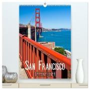 SAN FRANCISCO Terminplaner (hochwertiger Premium Wandkalender 2024 DIN A2 hoch), Kunstdruck in Hochglanz