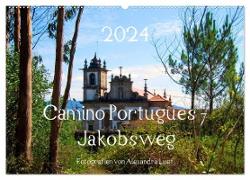 Camino Portugues - Jakobsweg (Wandkalender 2024 DIN A2 quer), CALVENDO Monatskalender