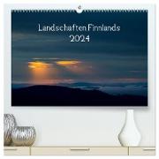 Landschaften Finnlands (hochwertiger Premium Wandkalender 2024 DIN A2 quer), Kunstdruck in Hochglanz