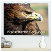 Majestätische Greifvögel (hochwertiger Premium Wandkalender 2024 DIN A2 quer), Kunstdruck in Hochglanz