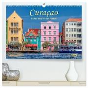 Curaçao - bunte Insel in der Karibik (hochwertiger Premium Wandkalender 2024 DIN A2 quer), Kunstdruck in Hochglanz