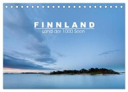 Finnland: Land der 1000 Seen (Tischkalender 2024 DIN A5 quer), CALVENDO Monatskalender