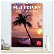 Malediven - Träumen im Paradies (hochwertiger Premium Wandkalender 2024 DIN A2 hoch), Kunstdruck in Hochglanz
