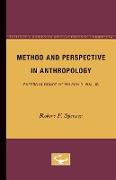 Method and Perspective in Anthropology