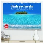 Südsee-Inseln. Von Fidschi bis Bora Bora (hochwertiger Premium Wandkalender 2024 DIN A2 quer), Kunstdruck in Hochglanz