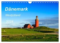 Dänemark Westjütland (Wandkalender 2024 DIN A4 quer), CALVENDO Monatskalender