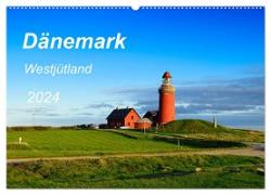Dänemark Westjütland (Wandkalender 2024 DIN A2 quer), CALVENDO Monatskalender