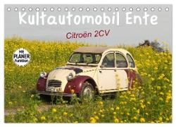 Kultautomobil Ente Citroën 2CV (Tischkalender 2024 DIN A5 quer), CALVENDO Monatskalender