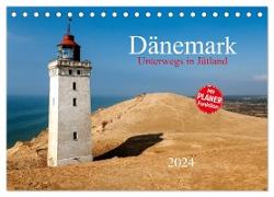 Dänemark ¿ Unterwegs in Jütland 2024 (Tischkalender 2024 DIN A5 quer), CALVENDO Monatskalender