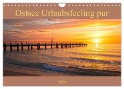 Ostsee Urlaubsfeeling pur (Wandkalender 2024 DIN A4 quer), CALVENDO Monatskalender
