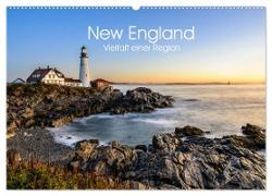 New England - Vielfalt einer Region (Wandkalender 2024 DIN A2 quer), CALVENDO Monatskalender