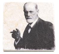 Marmor-Untersetzer. Freud, Portrait