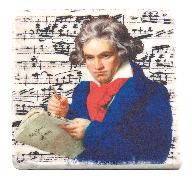 Marmor-Untersetzer. Beethoven