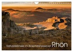 Naturerlebnis im Biosphärenreservat Rhön (Wandkalender 2024 DIN A4 quer), CALVENDO Monatskalender