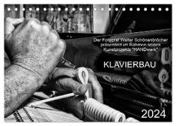 Klavierbau (Tischkalender 2024 DIN A5 quer), CALVENDO Monatskalender