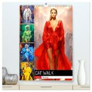 Cat Walk. Paintings (hochwertiger Premium Wandkalender 2024 DIN A2 hoch), Kunstdruck in Hochglanz