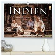 Alltag in Indien (hochwertiger Premium Wandkalender 2024 DIN A2 quer), Kunstdruck in Hochglanz
