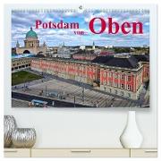 Potsdam von Oben (hochwertiger Premium Wandkalender 2024 DIN A2 quer), Kunstdruck in Hochglanz