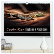 Costa Rica - Reptilien und Amphibien (hochwertiger Premium Wandkalender 2024 DIN A2 quer), Kunstdruck in Hochglanz