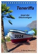 Teneriffa - Insel der Glückseligen (Tischkalender 2024 DIN A5 hoch), CALVENDO Monatskalender
