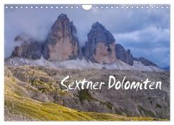 Sextner Dolomiten (Wandkalender 2024 DIN A4 quer), CALVENDO Monatskalender