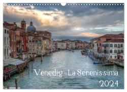 Venedig - La Serenissima 2024 (Wandkalender 2024 DIN A3 quer), CALVENDO Monatskalender