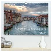 Venedig - La Serenissima 2024 (hochwertiger Premium Wandkalender 2024 DIN A2 quer), Kunstdruck in Hochglanz