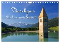Vinschgau - Die Sonnenseite Südtirols (Wandkalender 2024 DIN A4 quer), CALVENDO Monatskalender