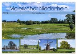 Malerischer Niederrhein (Wandkalender 2024 DIN A3 quer), CALVENDO Monatskalender