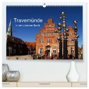 Travemünde in der Lübecker Bucht (hochwertiger Premium Wandkalender 2024 DIN A2 quer), Kunstdruck in Hochglanz