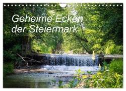 Geheime Ecken der Steiermark (Wandkalender 2024 DIN A4 quer), CALVENDO Monatskalender