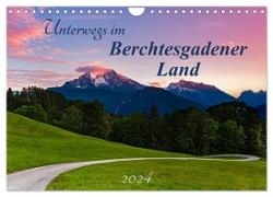 Unterwegs im Berchtesgadener Land 2024 (Wandkalender 2024 DIN A4 quer), CALVENDO Monatskalender
