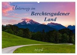 Unterwegs im Berchtesgadener Land 2024 (Wandkalender 2024 DIN A2 quer), CALVENDO Monatskalender