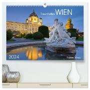 Traumhaftes Wien 2024 (hochwertiger Premium Wandkalender 2024 DIN A2 quer), Kunstdruck in Hochglanz