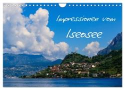 Impressionen vom Iseosee (Wandkalender 2024 DIN A4 quer), CALVENDO Monatskalender