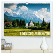 Bayerische Landschaften (hochwertiger Premium Wandkalender 2024 DIN A2 quer), Kunstdruck in Hochglanz