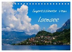 Impressionen vom Iseosee (Tischkalender 2024 DIN A5 quer), CALVENDO Monatskalender
