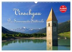 Vinschgau - Die Sonnenseite Südtirols (Wandkalender 2024 DIN A3 quer), CALVENDO Monatskalender