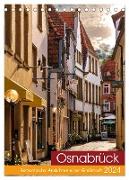 Osnabrück - Romantische Ansichten einer Großstadt (Tischkalender 2024 DIN A5 hoch), CALVENDO Monatskalender