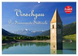 Vinschgau - Die Sonnenseite Südtirols (Wandkalender 2024 DIN A2 quer), CALVENDO Monatskalender