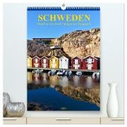 SCHWEDEN Rund um die Insel Smögen im Skagerrak (hochwertiger Premium Wandkalender 2024 DIN A2 hoch), Kunstdruck in Hochglanz