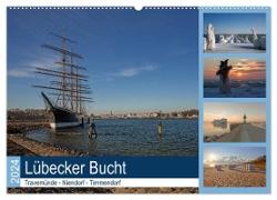 Lübecker Bucht - Travemünde - Niendorf - Timmendorf (Wandkalender 2024 DIN A2 quer), CALVENDO Monatskalender