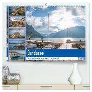 Gardasee - Impressionen aus der Lombardei (hochwertiger Premium Wandkalender 2024 DIN A2 quer), Kunstdruck in Hochglanz