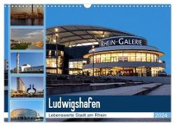 Ludwigshafen - Lebenswerte Stadt am Rhein (Wandkalender 2024 DIN A3 quer), CALVENDO Monatskalender