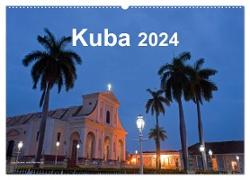 Kuba 2024 (Wandkalender 2024 DIN A2 quer), CALVENDO Monatskalender