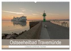 Ostseeheilbad Travemünde - Lübecks schönste Tochter (Wandkalender 2024 DIN A2 quer), CALVENDO Monatskalender