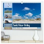 Sankt Peter-Ording. Sonne - Strand - Meer (hochwertiger Premium Wandkalender 2024 DIN A2 quer), Kunstdruck in Hochglanz